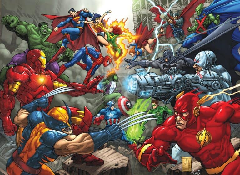 Liga de la justicia vs los vengadores