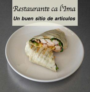 Wrap de pollo y aguacate